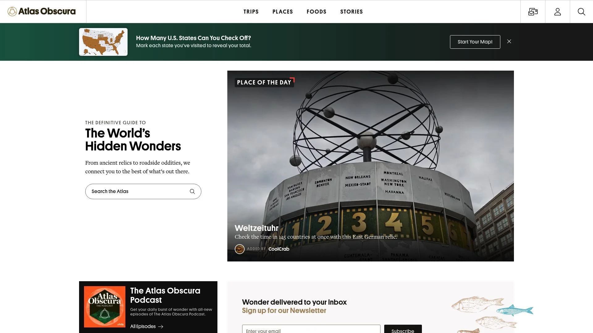 From Art Project to National Geographic of the Digital Age: The Atlas Obscura Story